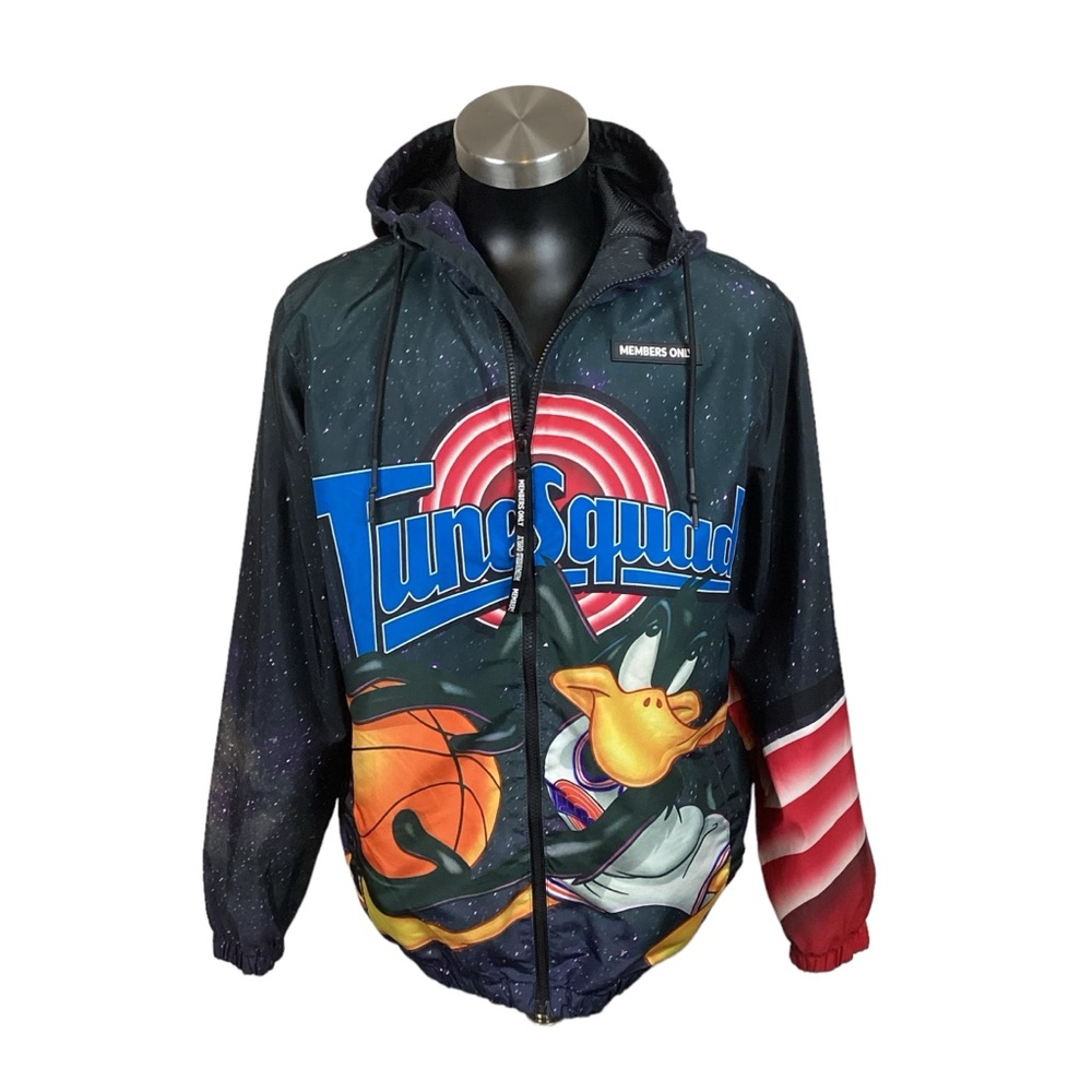 NWOT SPACE JAM Members Only Hooded Jacket